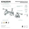 Kingston Brass KS3961BL 8" Widespread Bathroom Faucet, Polished Chrome KS3961BL